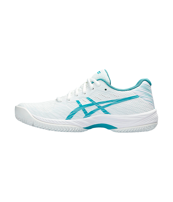 Asics Gel Game 9 Blanco/Azul Mujer