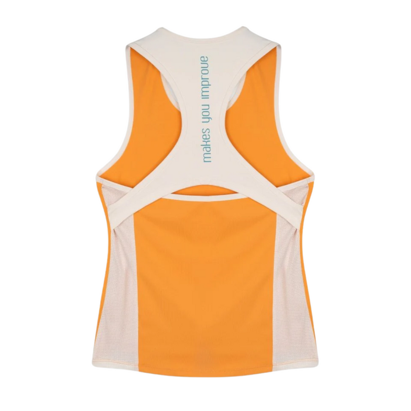 NOX CAMISETA DE TIRANTES MUJER PRO NARANJA