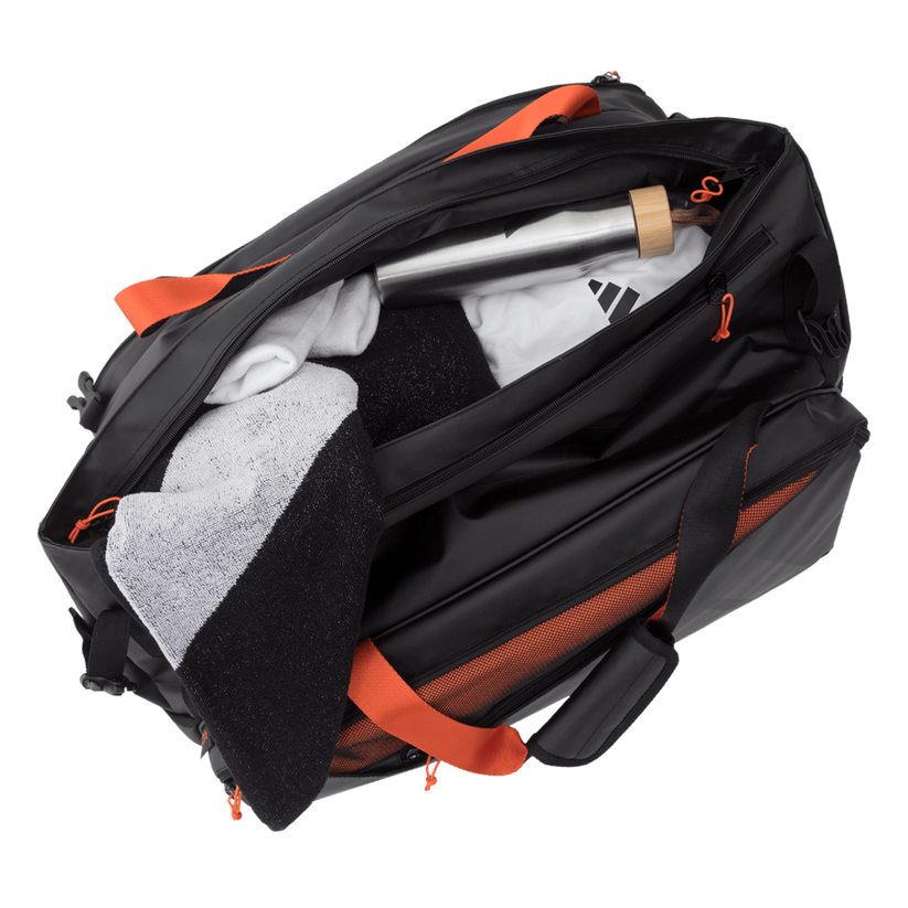 ADIDAS RACKET BAG MULTIGAME BLACK/ORANGE 3.4